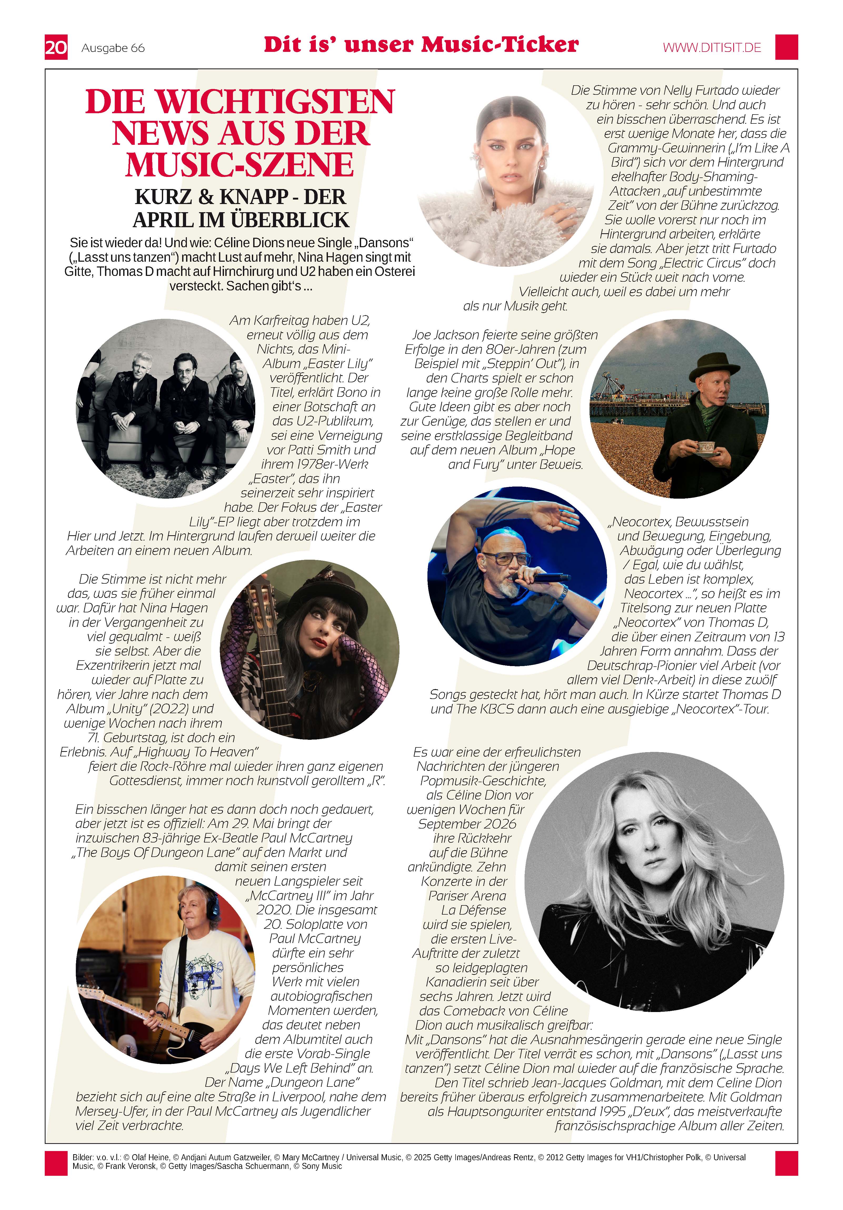 Dit is’ unser Music-Ticker