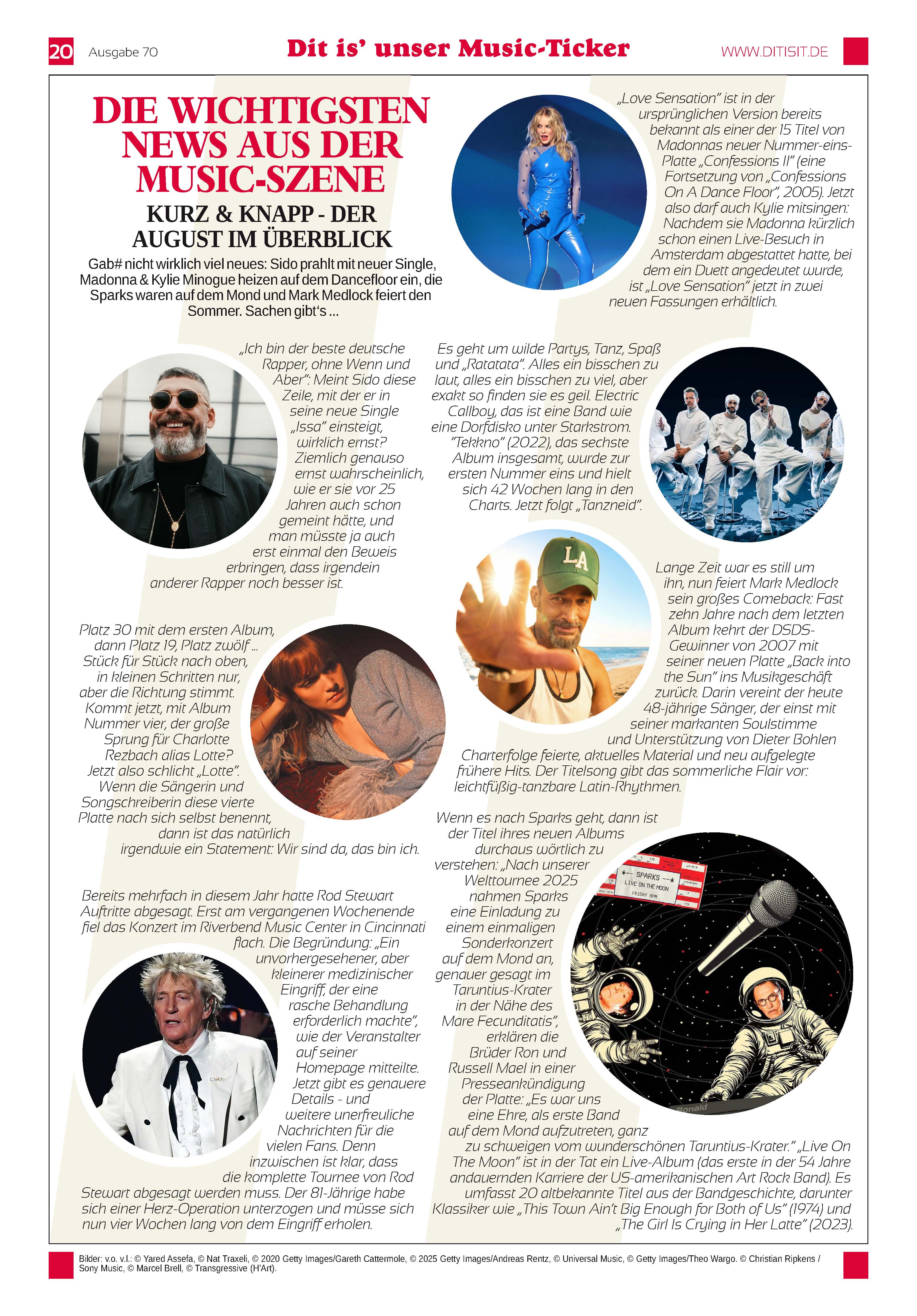 Dit is’ unser Music-Ticker