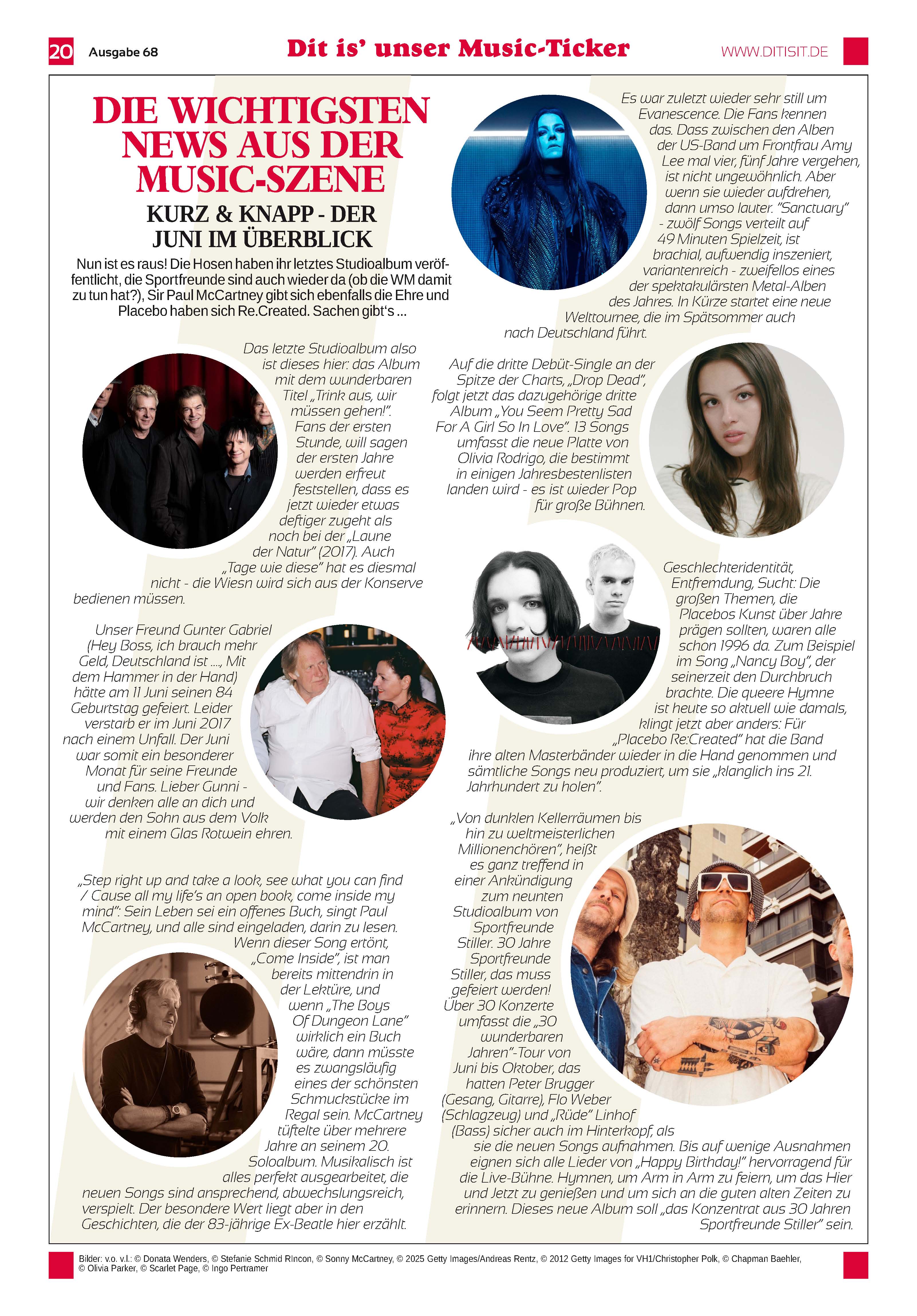 Dit is’ unser Music-Ticker