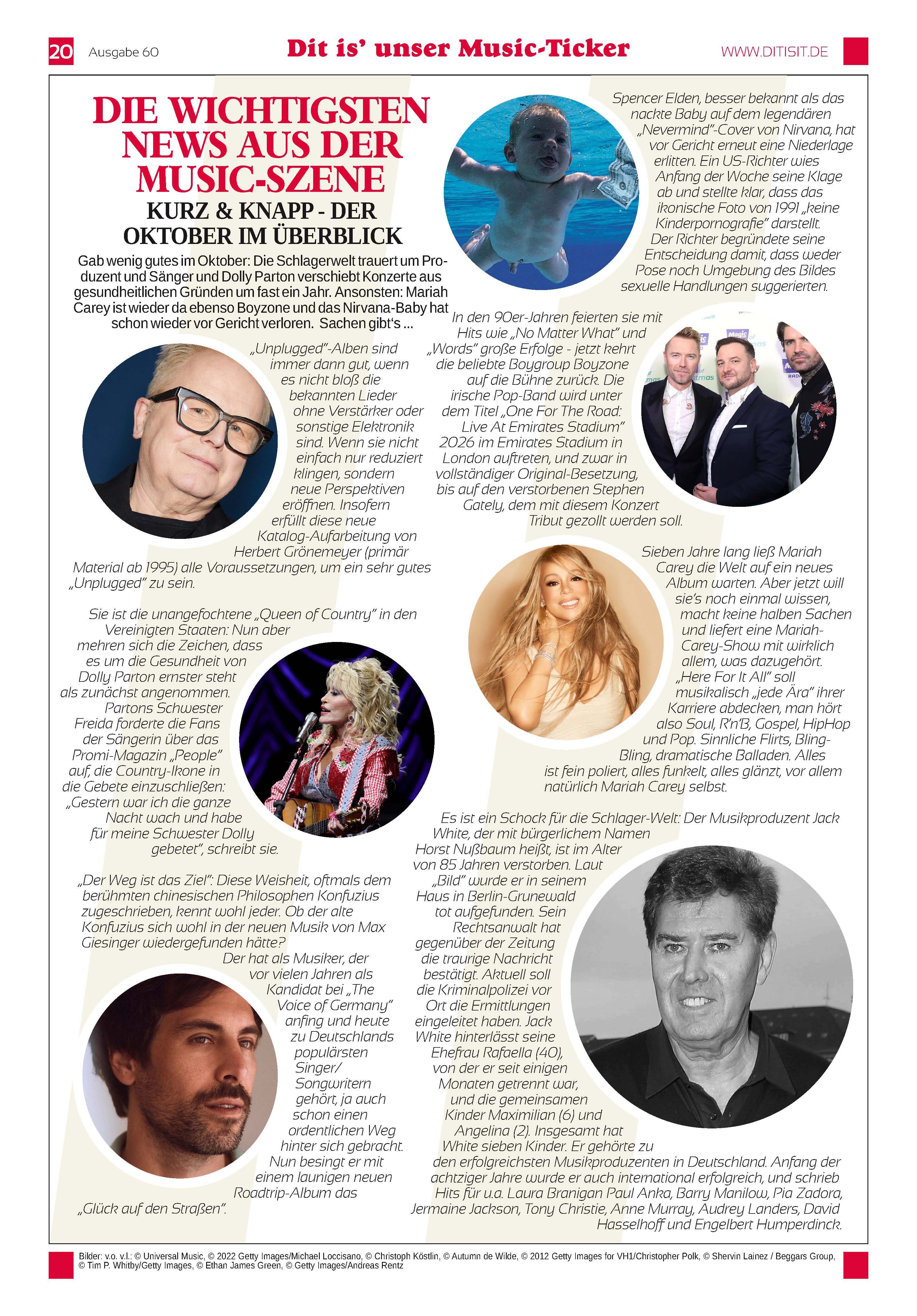 Dit is’ unser Music-Ticker