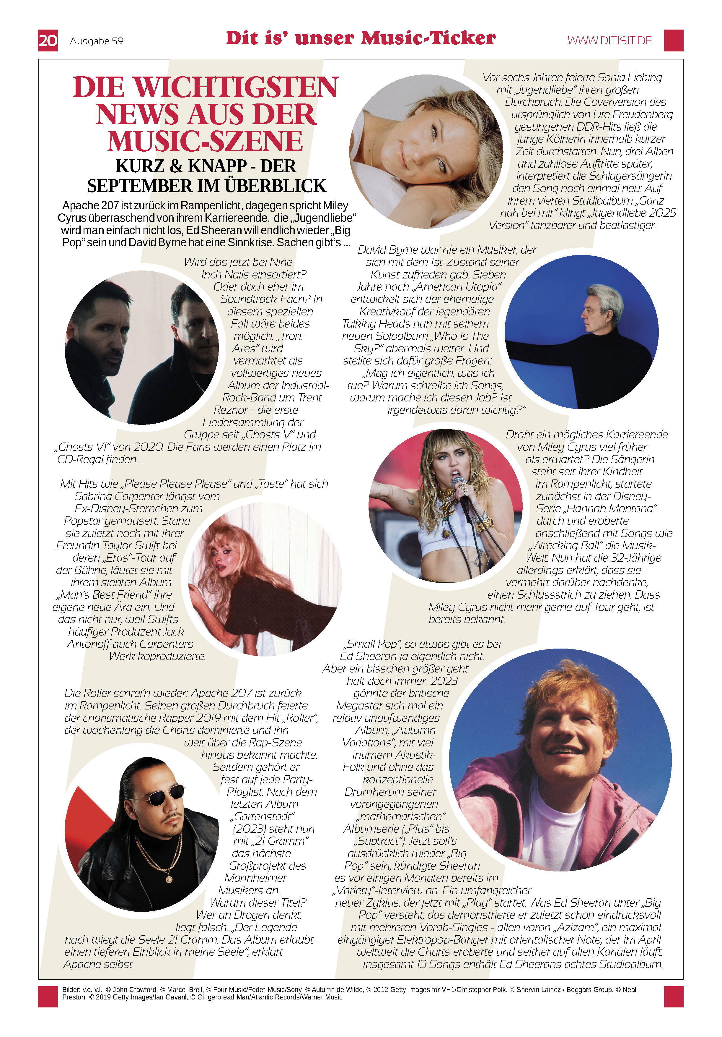 Dit is’ unser Music-Ticker