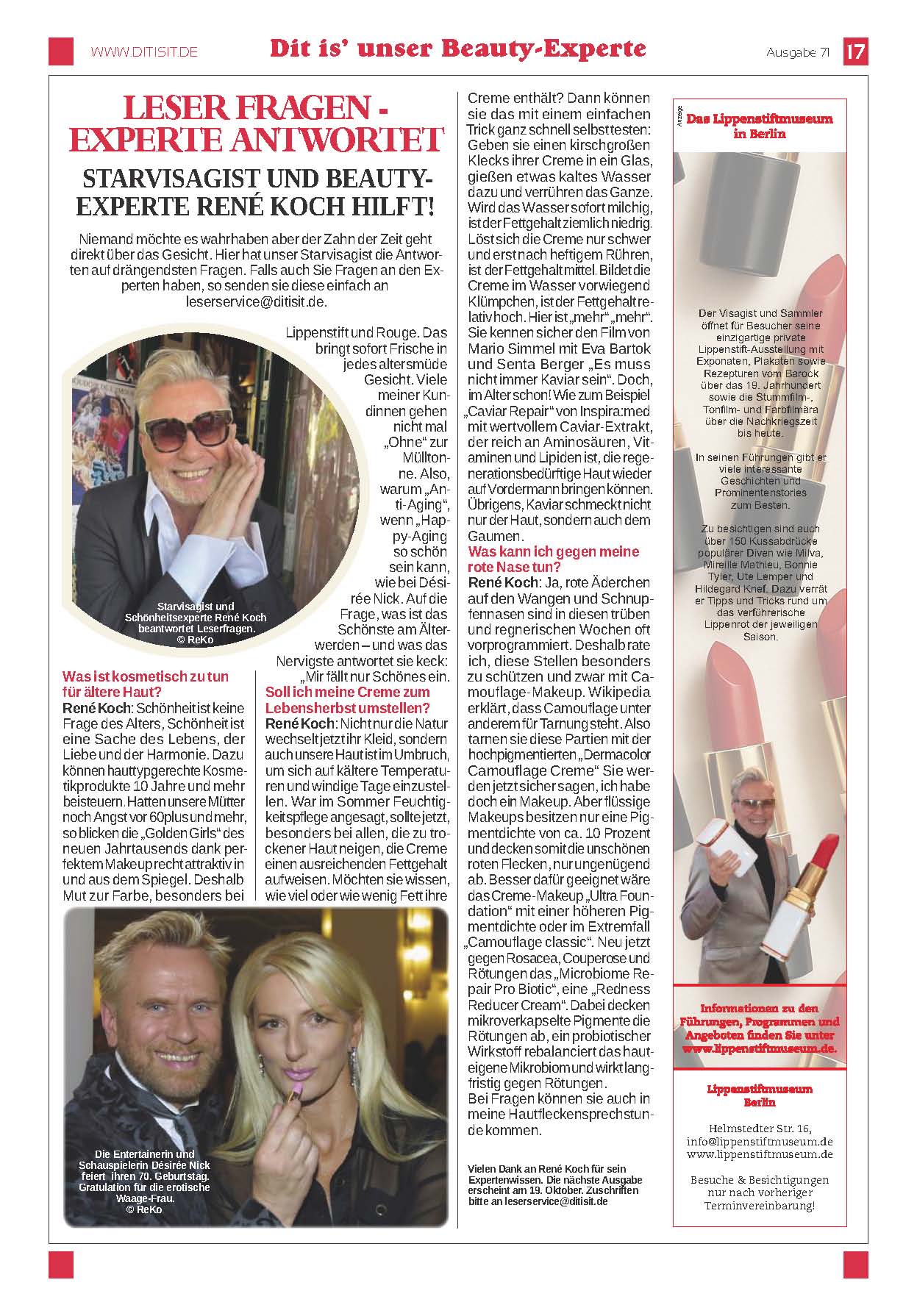 Dit is’ unser Beauty-Experte